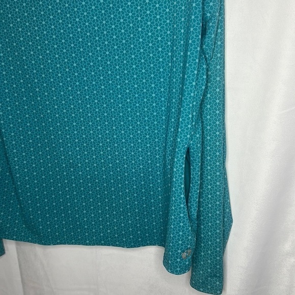 HANG TEN TEAL FLORAL ACTIVEWEAR LONG SLEEVE (SIXE XXL) - Picture 5 of 7